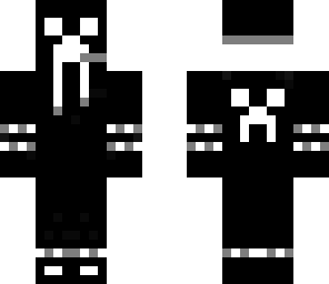 black and white creeper
