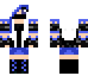 blue ninja girl