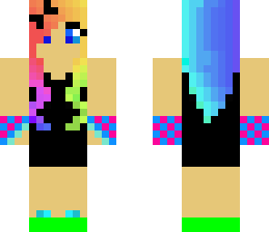 multicolor girl