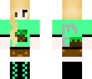  blonde minecraft gal