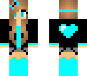 edit blue gamer girl