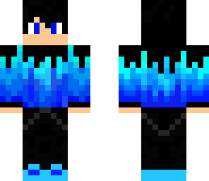 blue sweatshirt