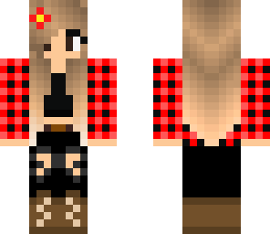 cute flannel girl