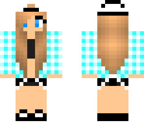 light blue cap girl