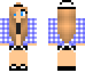 blue cap girl