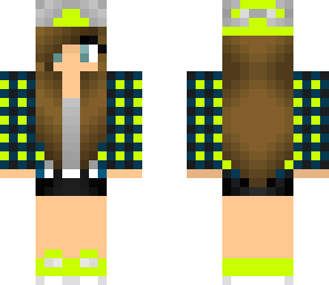 highlight yellow cap girl