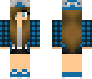cyan cap girl