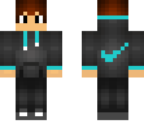 blue nike guy