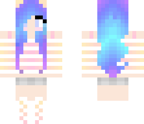 twin blue hair