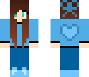 blue girl
