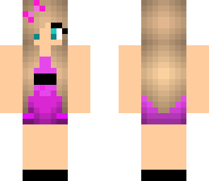 pink prom girl