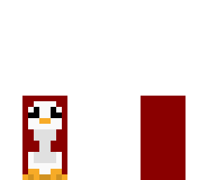 maroon penguin