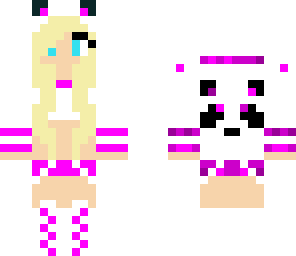 blonde panda