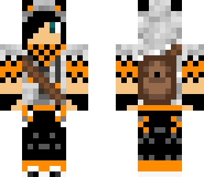 orange panda boy with a bag