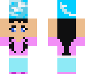 little girl holding diamond block