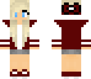 girl maroon