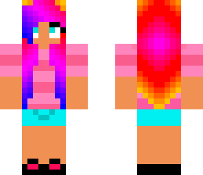 cute rainbow girl