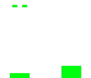 green and transparent man