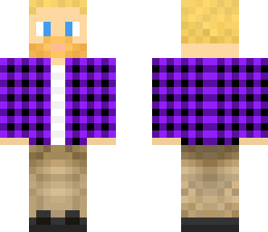 full purple flannel