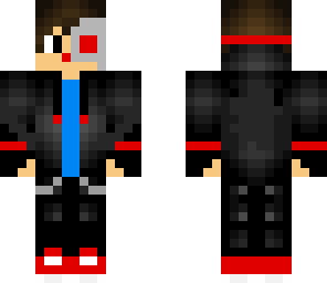 cyborg teenager gamer boy