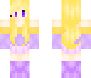 dinaa's request- yellow purple girl