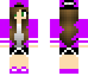 purple tomboy girl