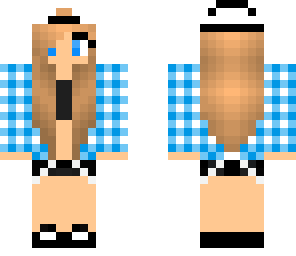 blue cap girl