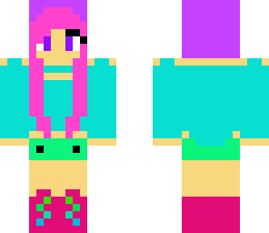 cool rainbow girl