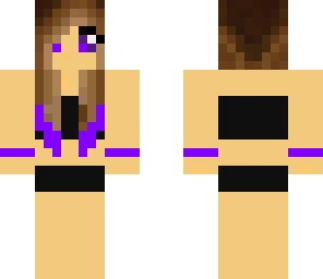 purple bikini girl