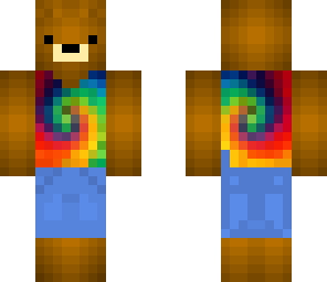 tie dye bear