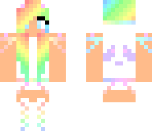 rainbow panda girl