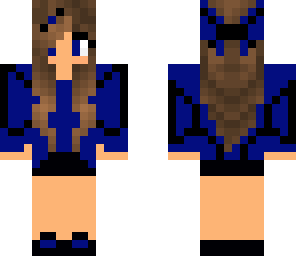blue butterfly girl