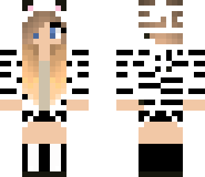 blue eyed zebra girl