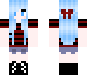 blue haired girl edit