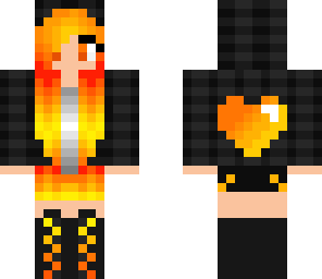 fire heart hoodie edit