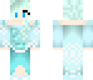 completely blue elsa