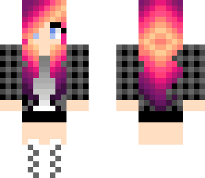 finished sunset hair