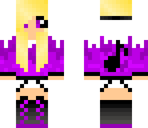 purple dubstep girl