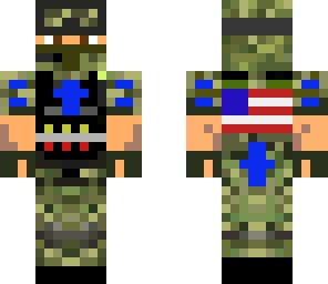army soldier blue cross