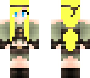 blonde elf warrior princess edit