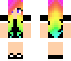 rainbow hair