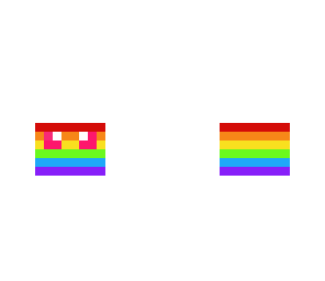rainbow puff
