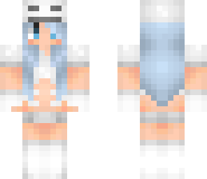 blue skeleton girl