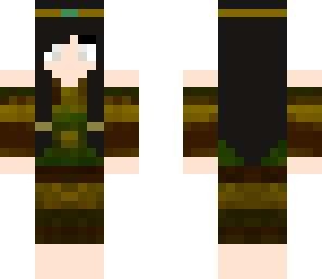 earth bender with black hair