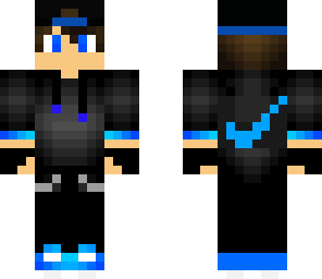 cool skin blue