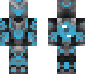 futeristic knight blue