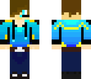 teen blue skin gouminio with jeans 
