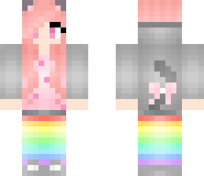 edited nyan cat girl
