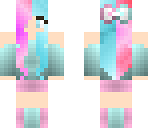 cotton candy girl edit