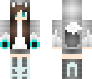 wolf blue grey black